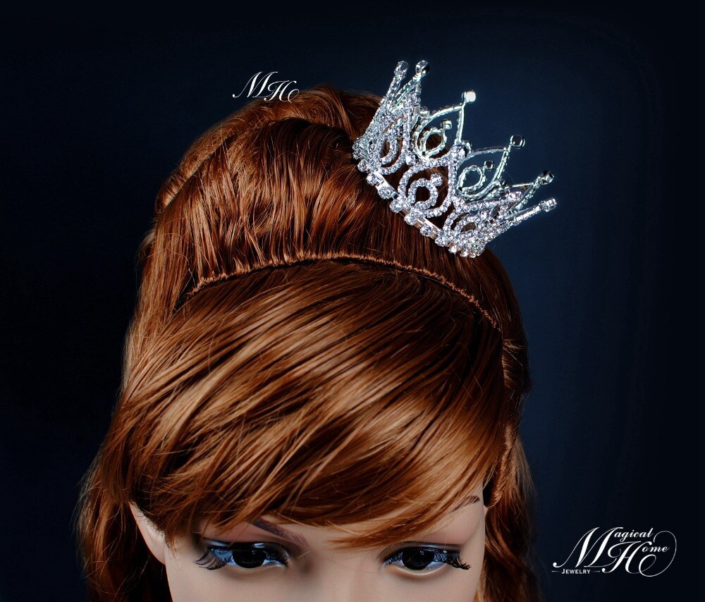 Wedding Hair Accessories Crystal Pearl Tiaras and Crowns Big Large Diadem Bride Women Rhinestones Headband Bridal Jewelry