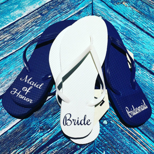 Bridesmaid Flip Flops