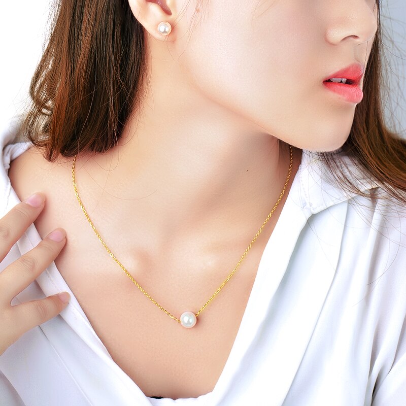 Baoyan Minimalist Imitation Pearl Jewelry Set Vintage Bride Bridal Jewelry Set Gold Color Stainless Steel Jewelry Sets For Women Camellia Vines