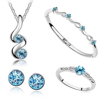 Helloblack Minmin Crystal Leaf Silver Color Bridal Bracelets for Women Wedding Jewelry Bracelets Bangle Accessory 