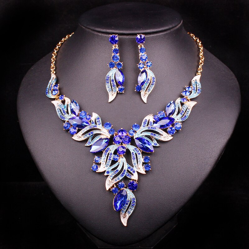 5pcs/set Gold Color Gorgeous & Elegant Women's Fashion Necklace Earrings  Jewelry Set | SHEIN